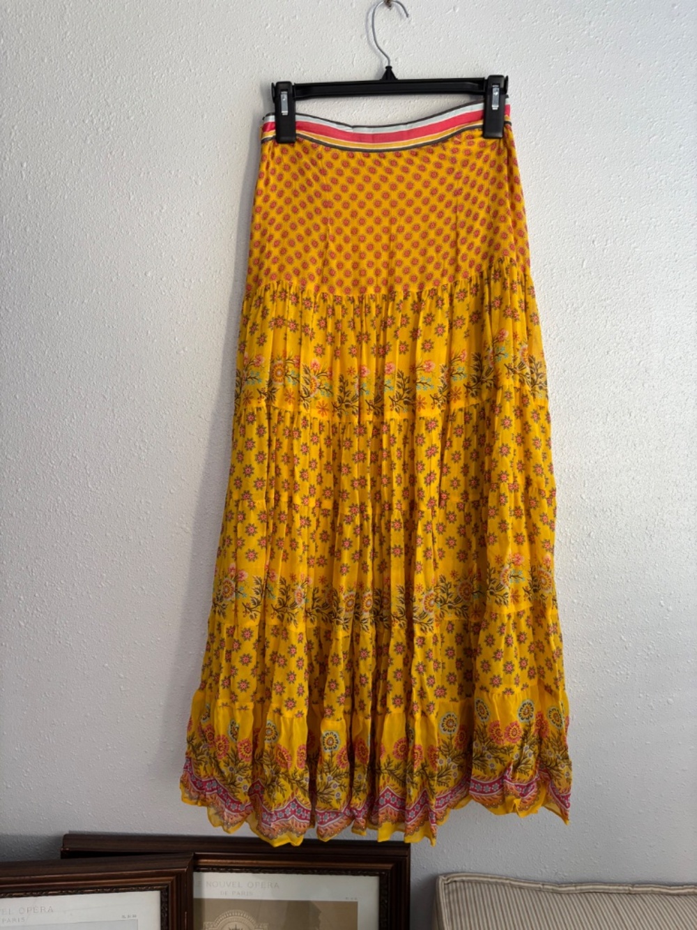 Anthropologie Tanvi & Kedia Calinda Beaded Maxi Skirt Size 2 - Picture 9 of 9